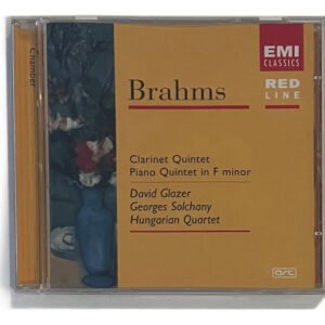 CD Brahms - Clarinet Quintet - Piano Quintet In F Minor