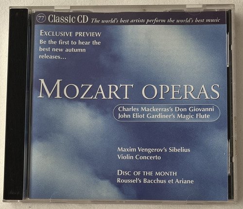 Classic CD Volume 77 - Mozart Operas