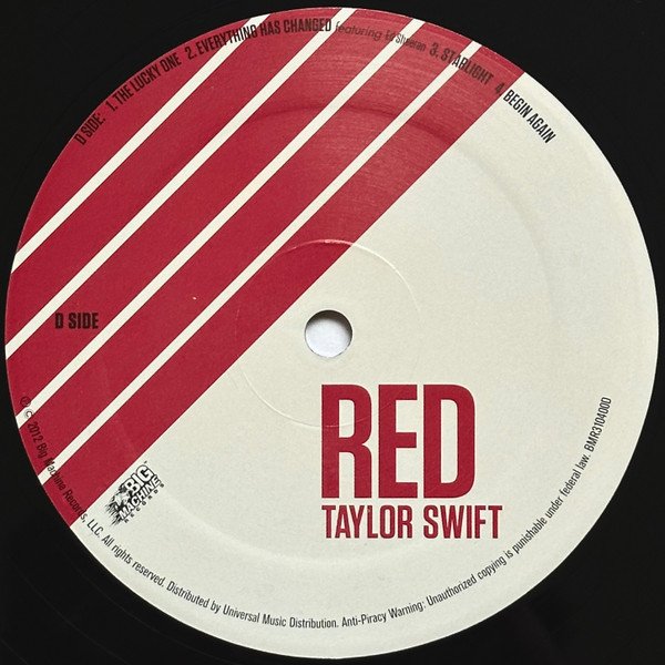 Red - Taylor Swift - Imagem 7