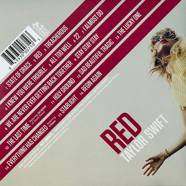 Red - Taylor Swift - Imagem 3