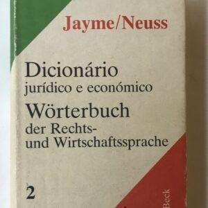 Dicionario juridico e economico - Erik Jayme