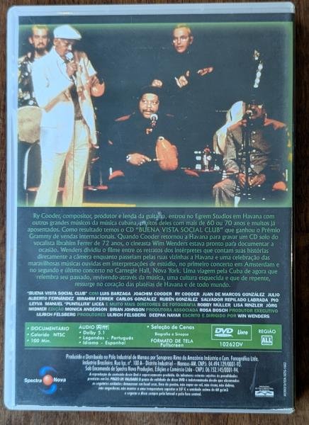 DVD Buena Vista Social Club - Imagem 3