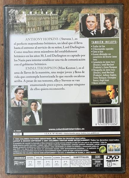 DVD Queda Del Día - Vestígios do Dia - Edición Especial - Imagem 3