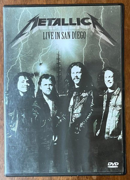 DVD Metallica - Live in San Diego