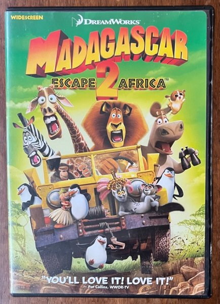 DVD Madagascar 2
