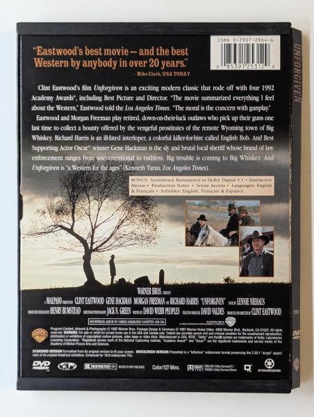 DVD Unforgiven - Os Imperdoáveis - Imagem 3