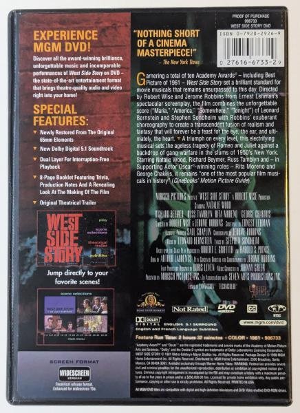 DVD West Side Story - Amor, Sublime Amor - Imagem 3