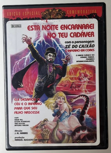 DVD Esta Noite Encarnarei no Teu Cadáver