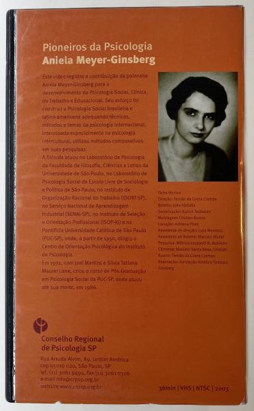 VHS História e Memória da Psicologia em SP - Imagem 3