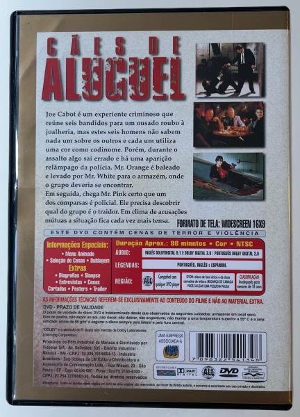 DVD Cães de Aluguel - Imagem 3
