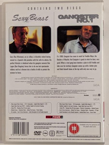 DVD Duplo Sexy Beast e Gangster No 1 - Imagem 3