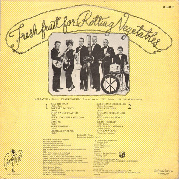 Fresh Fruit For Rotting Vegetables - Dead Kennedys - Imagem 2