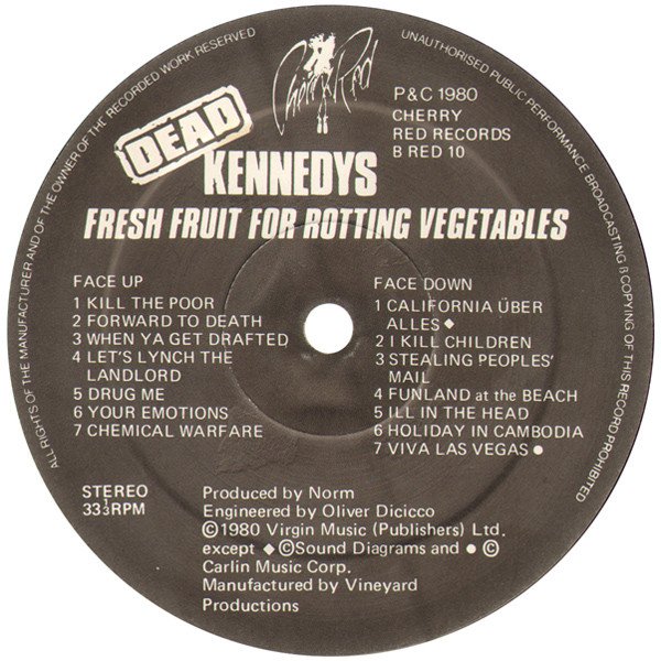 Fresh Fruit For Rotting Vegetables - Dead Kennedys - Imagem 3