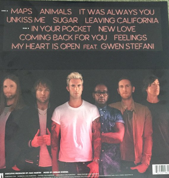 V - Maroon 5 - Imagem 2
