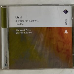 CD Liszt - Liszt 3 Petrarch Sonnets Lieder