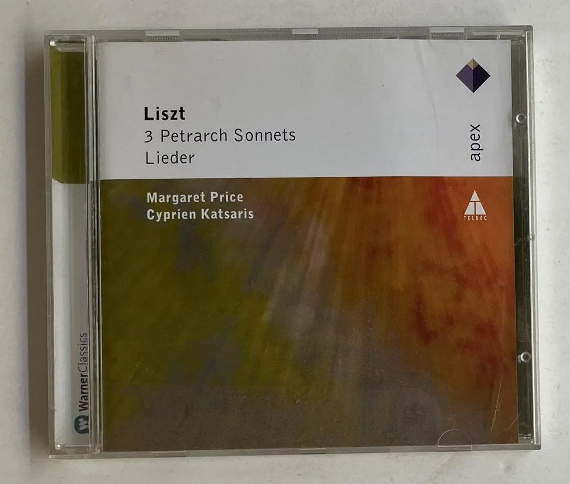 CD Liszt - Liszt 3 Petrarch Sonnets Lieder