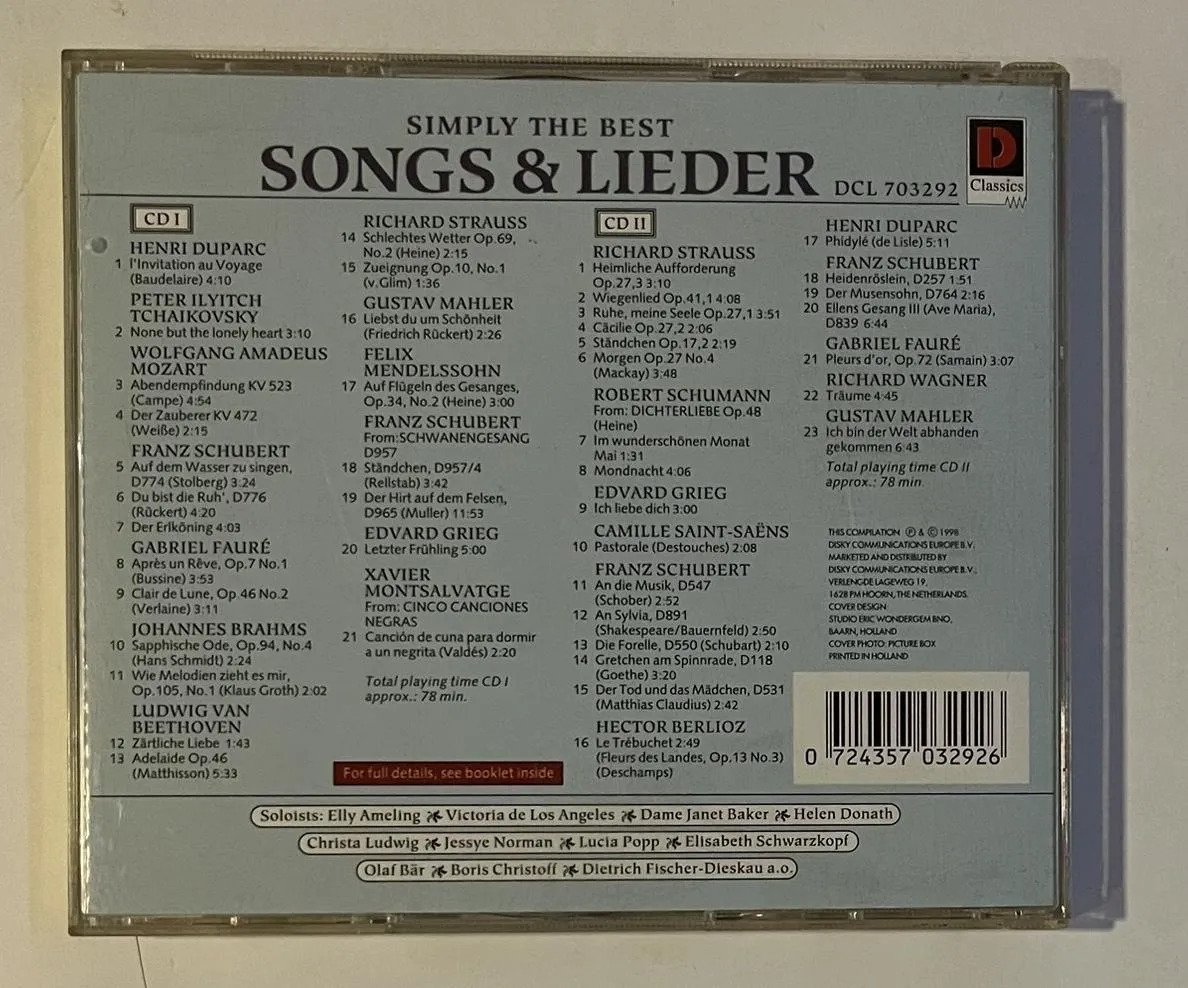 2 CDs Various - Simply The Best Songs & Lieder - Imagem 3