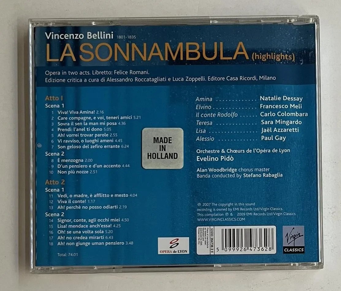 CD Natalie Dessay - La Sonnambula - Imagem 3