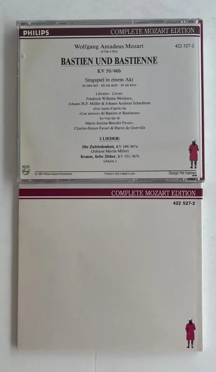 CD Wolfgang Amadeus Mozart - Bastien Und Bastienne - Imagem 3