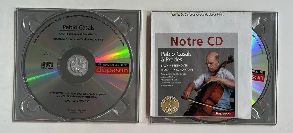 2 CDs Pablo Casals - Pablo Casals à Prades - Imagem 2