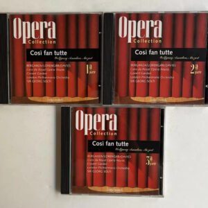 3 CDs Wolfgang Amadeus Mozart - 3 Opera Collection - Così fan tutte