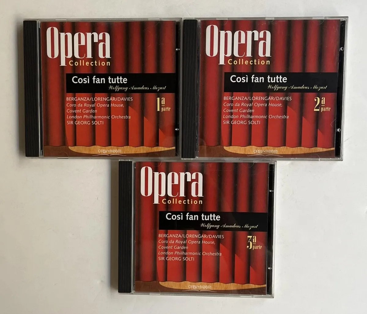 3 CDs Wolfgang Amadeus Mozart - 3 Opera Collection - Così fan tutte