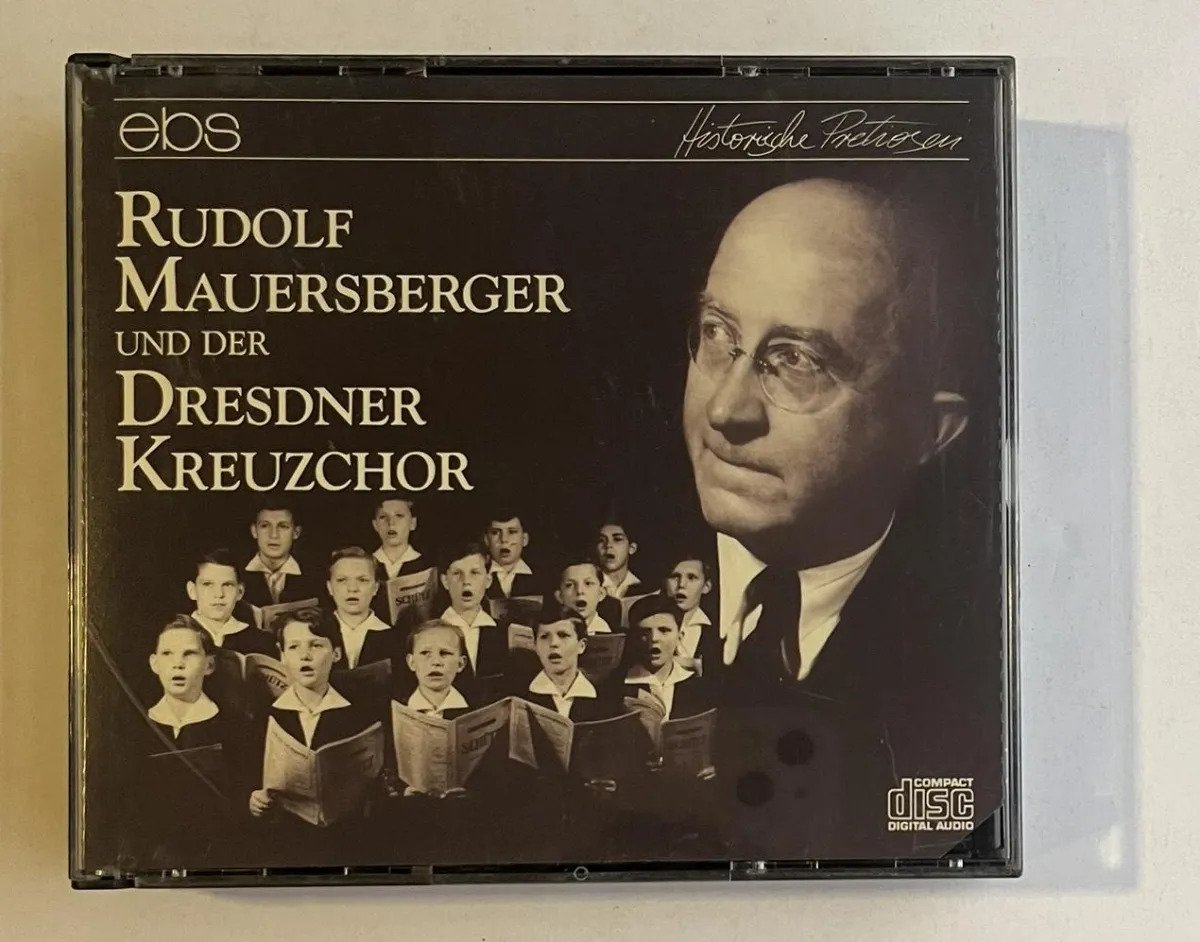 2 CDs Dresdner Kreuzchor - Rudolf Mauersberger Und Der Dresdner Kreuzchor