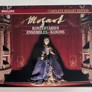 9 CDs Wolfgang Amadeus Mozart - Konzertarien · Ensembles · Kanons