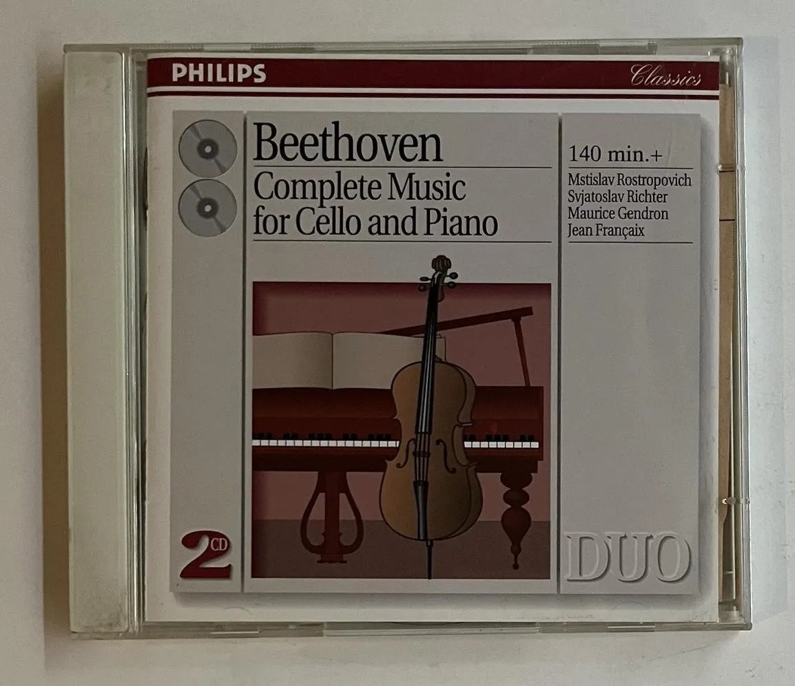 2 CDs Ludwig van Beethoven - Complete Music For Cello And Piano