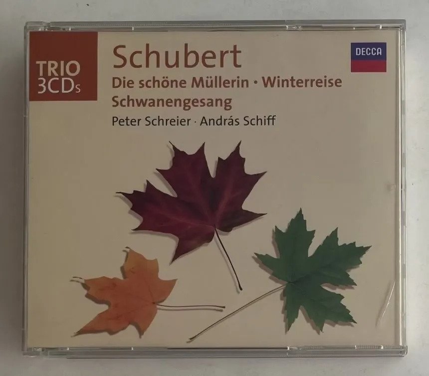 3 CDs Franz Schubert - Die Schöne Müllerin • Winterreise • Schwanengesang