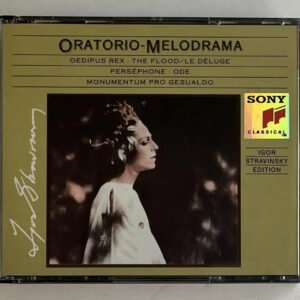 2 CDs Igor Stravinsky - Oratorio - Melodrama