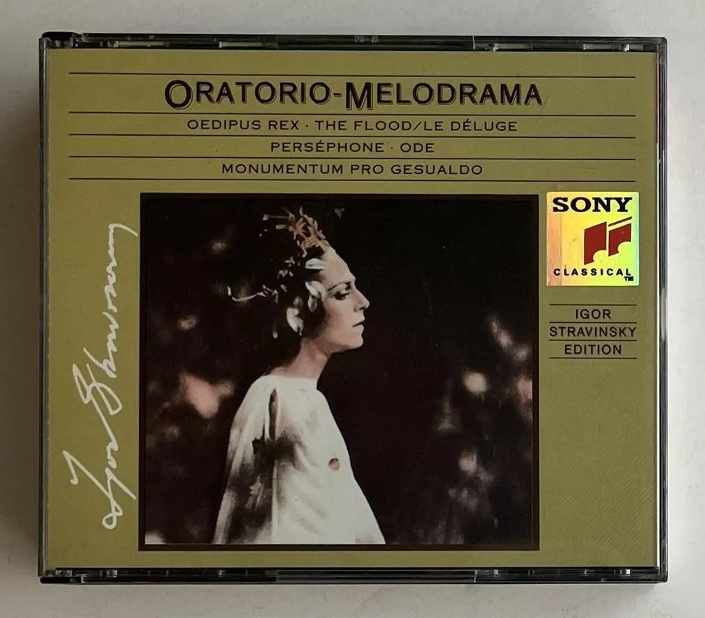 2 CDs Igor Stravinsky - Oratorio - Melodrama