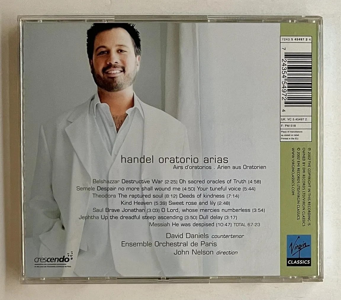 CD Georg Friedrich Händel - Oratorio Arias - Imagem 3