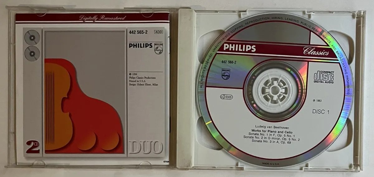 2 CDs Ludwig van Beethoven - Complete Music For Cello And Piano - Imagem 2