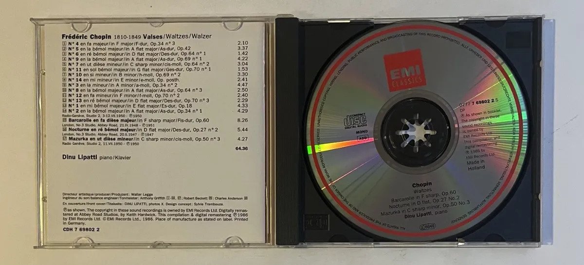 CD Frédéric Chopin - 14 Valses, Etc. - Imagem 2