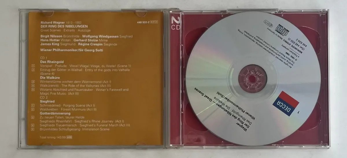 2 CDs Richard Wagner - Der Ring Des Nibelungen - Great Scenes - Imagem 2