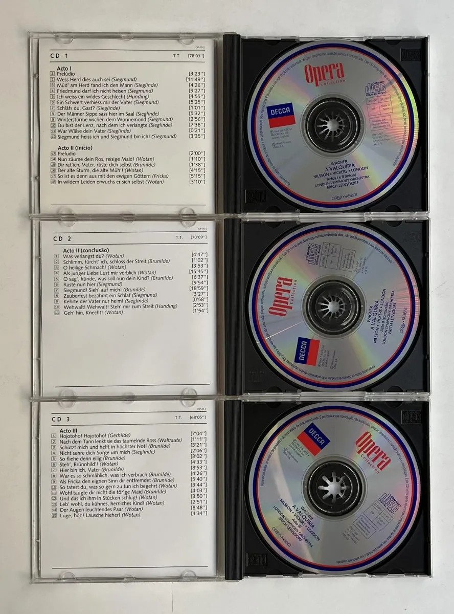 3 CDs Richard Wagner - 3 Opera Collection - A Valquía - Imagem 2