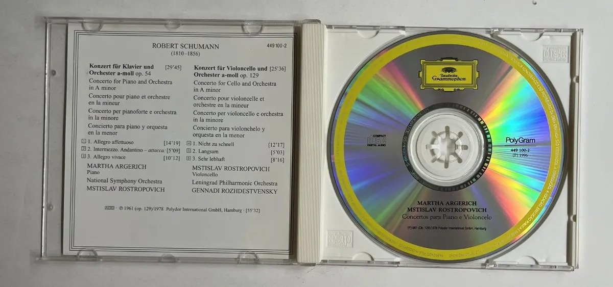 CD Robert Schumann - Klavierkonzert - Cellokonzert - Imagem 2