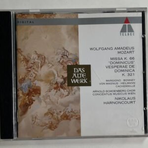 CD Wolfgang Amadeus Mozart - Missa K. 66 "Dominicus" / Vesperae De Dominica K. 321