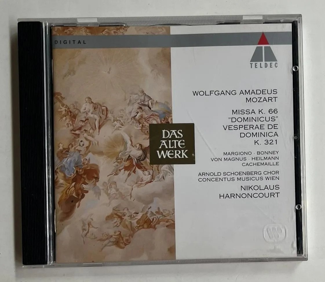 CD Wolfgang Amadeus Mozart - Missa K. 66 "Dominicus" / Vesperae De Dominica K. 321