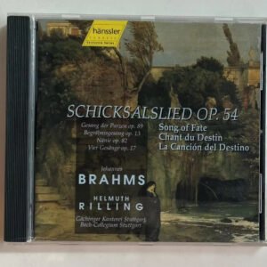 CD Johannes Brahms - Schicksalslied Op. 54