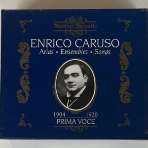 3 CDs Enrico Caruso - Prima Voce: Caruso - Arias, Ensembles, Songs 1904-1920