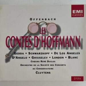 2 CDs Jacques Offenbach - Les Contes d'Hoffmann