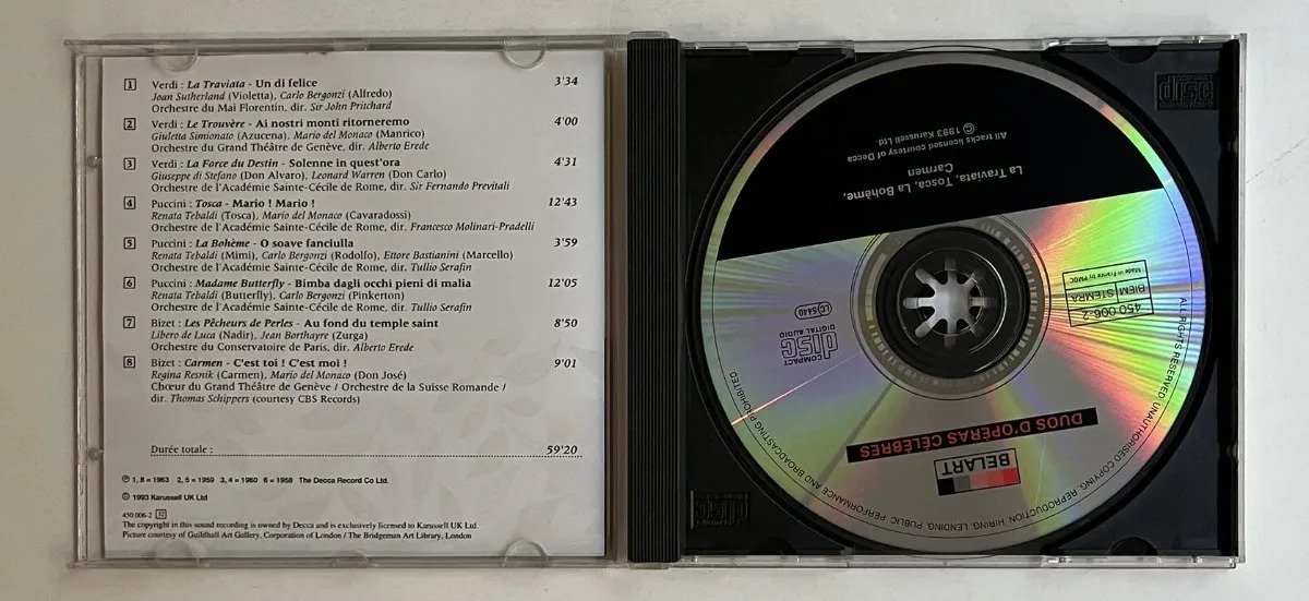 CD Giuseppe Verdi - Duos d'opéras célèbres - Imagem 2