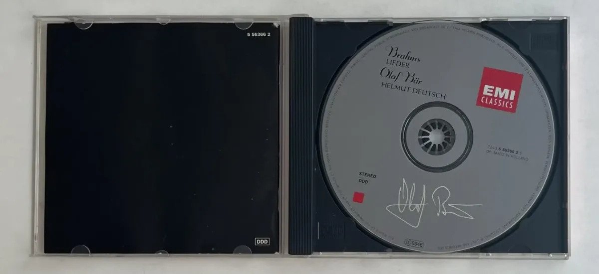 CD Johannes Brahms - Lieder - Imagem 2