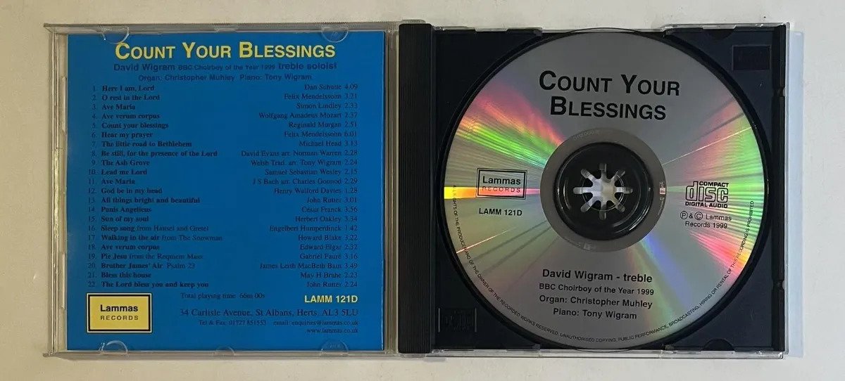 CD David Wigram - Count Your Blessings - Imagem 2