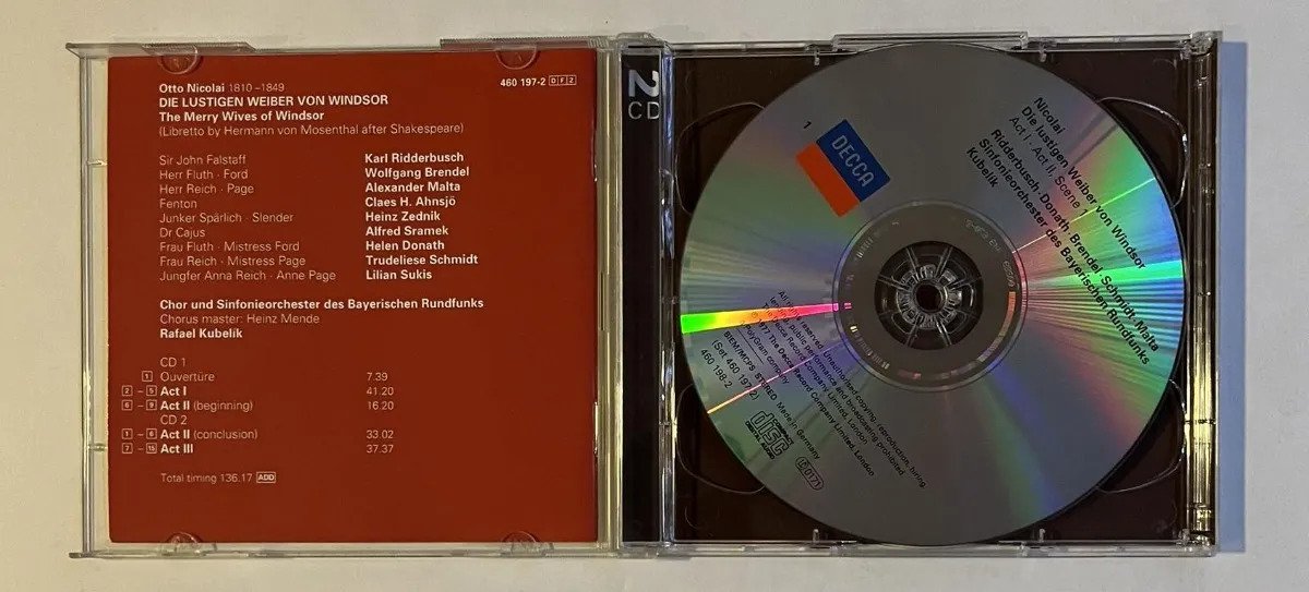 2 CDs Otto Nicolai - Die Lustigen Weiber Von Windsor - Imagem 2