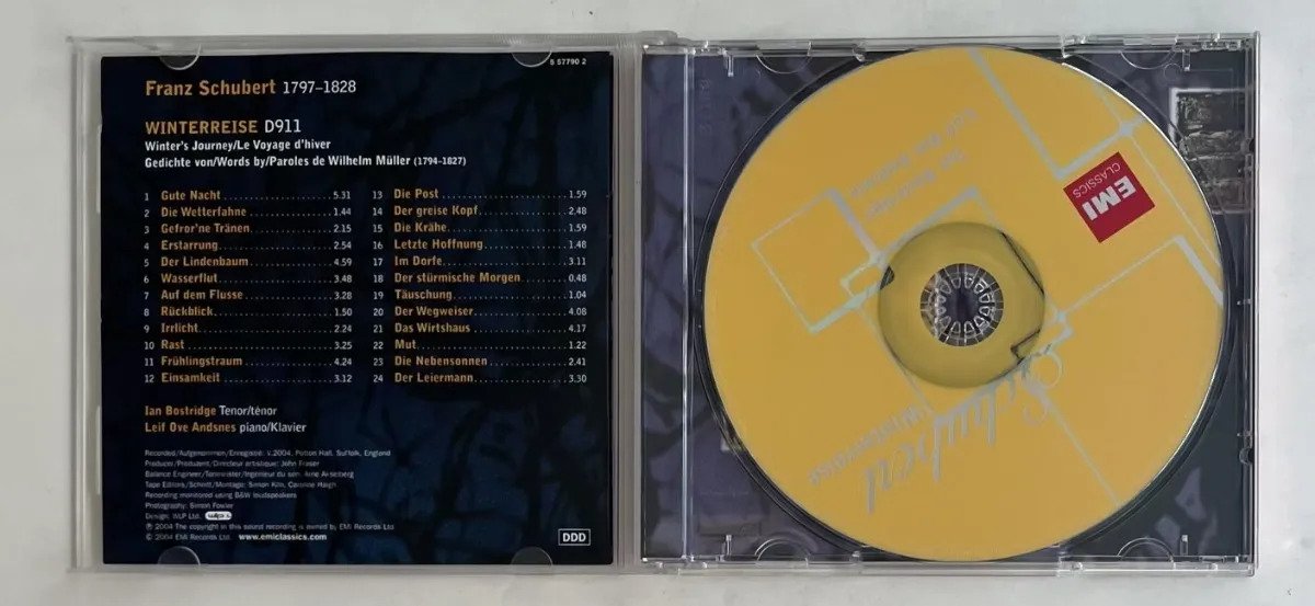 CD Franz Schubert - Winterreise - Imagem 2