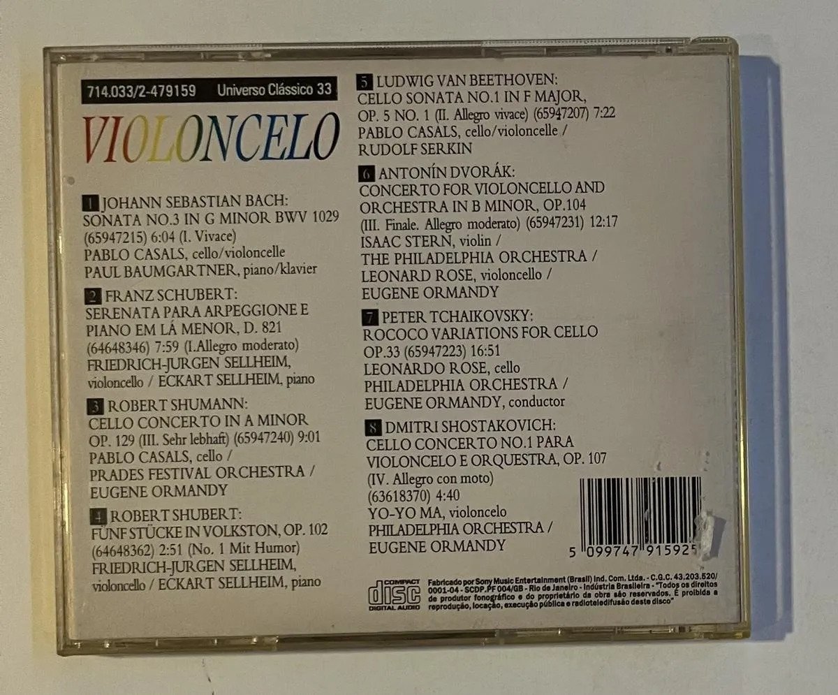 CD Bach, Schuber - Universo Clássico 33 - Imagem 3