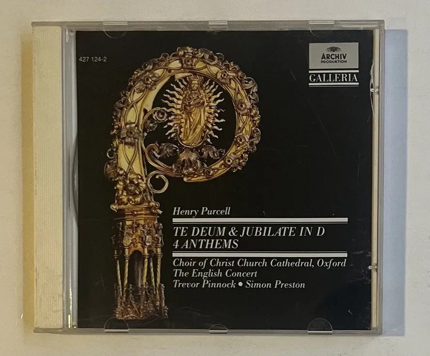 CD Henry Purcell - Te Deum & Jubilate In D • 4 Anthems